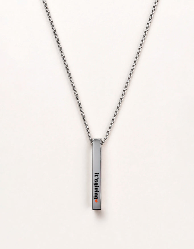 Unisex Bar pendant