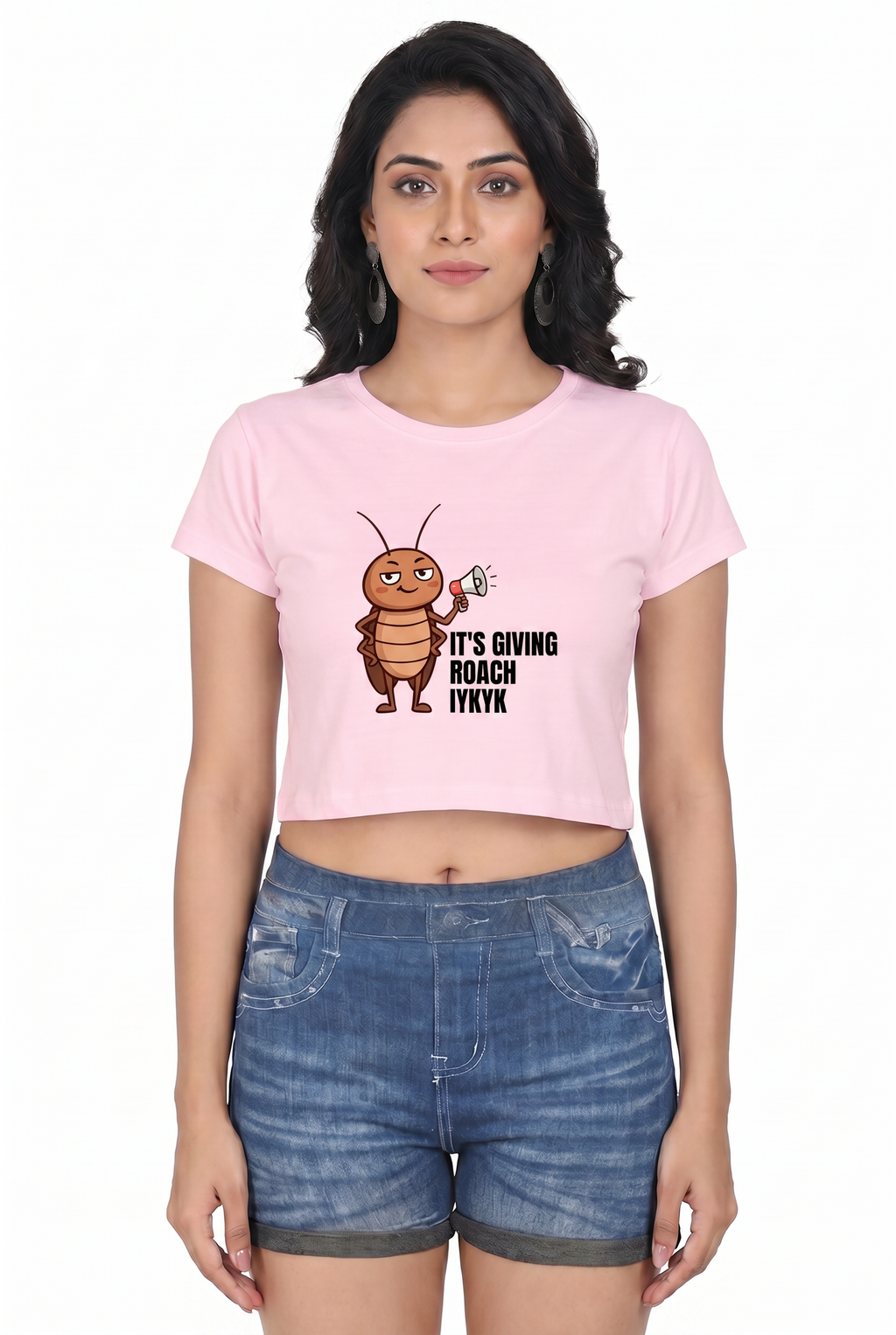 It's Giving Roach Crop Top