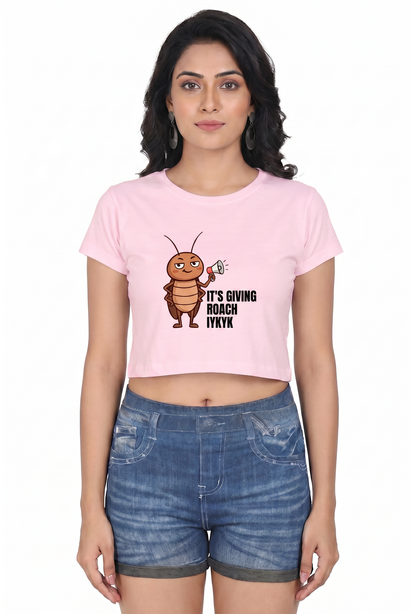 It's Giving Roach Crop Top