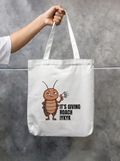 It's Giving Roach Tote Bag Zipper