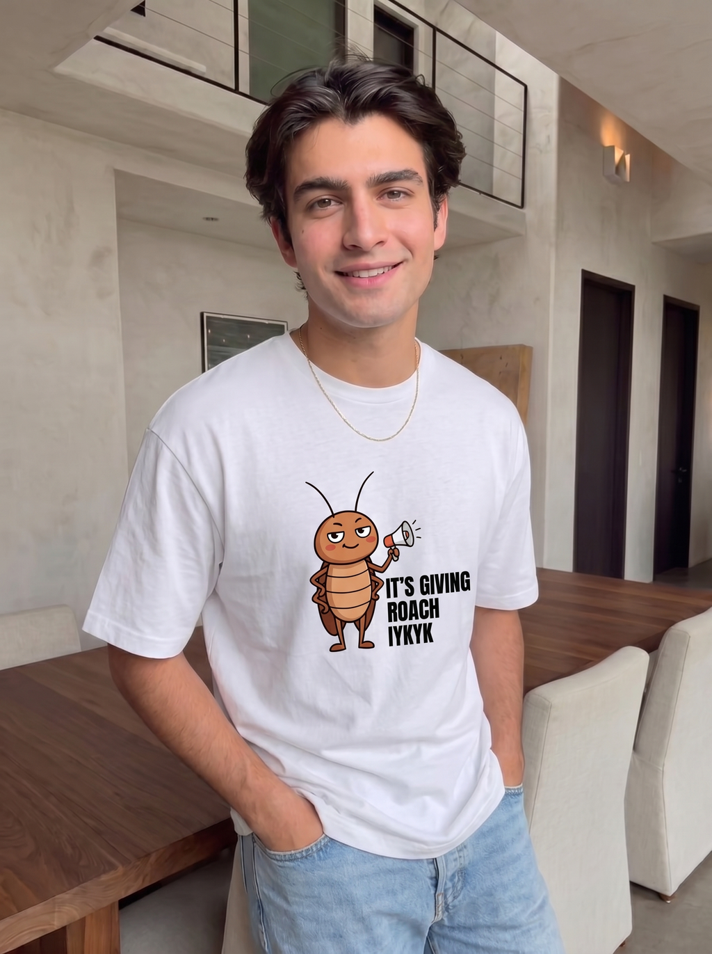 Its Giving Roach Unisex Oversized Classic T-Shirt