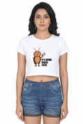 It's Giving Roach Crop Top