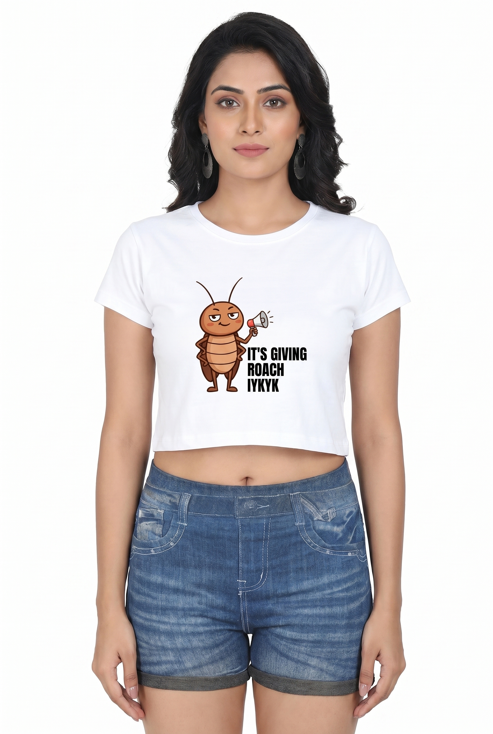 It's Giving Roach Crop Top